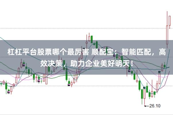 杠杠平台股票哪个最厉害 顺配宝：智能匹配，高效决策，助力企业美好明天！