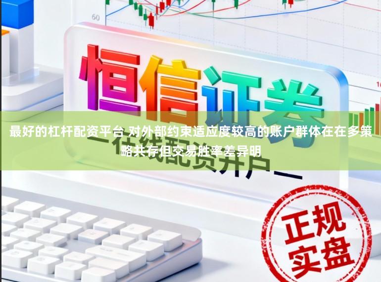 最好的杠杆配资平台 对外部约束适应度较高的账户群体在在多策略共存但交易胜率差异明
